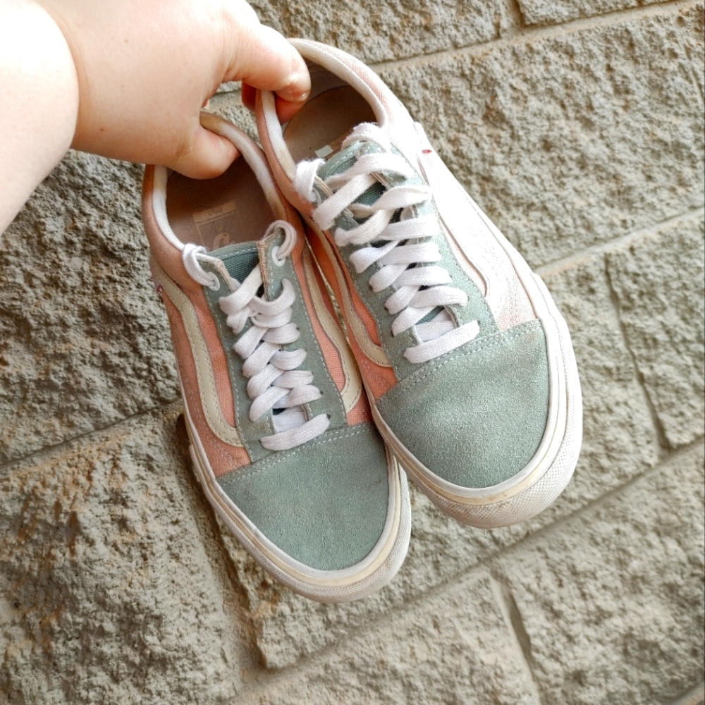 Tricolored Colored Womens Vans